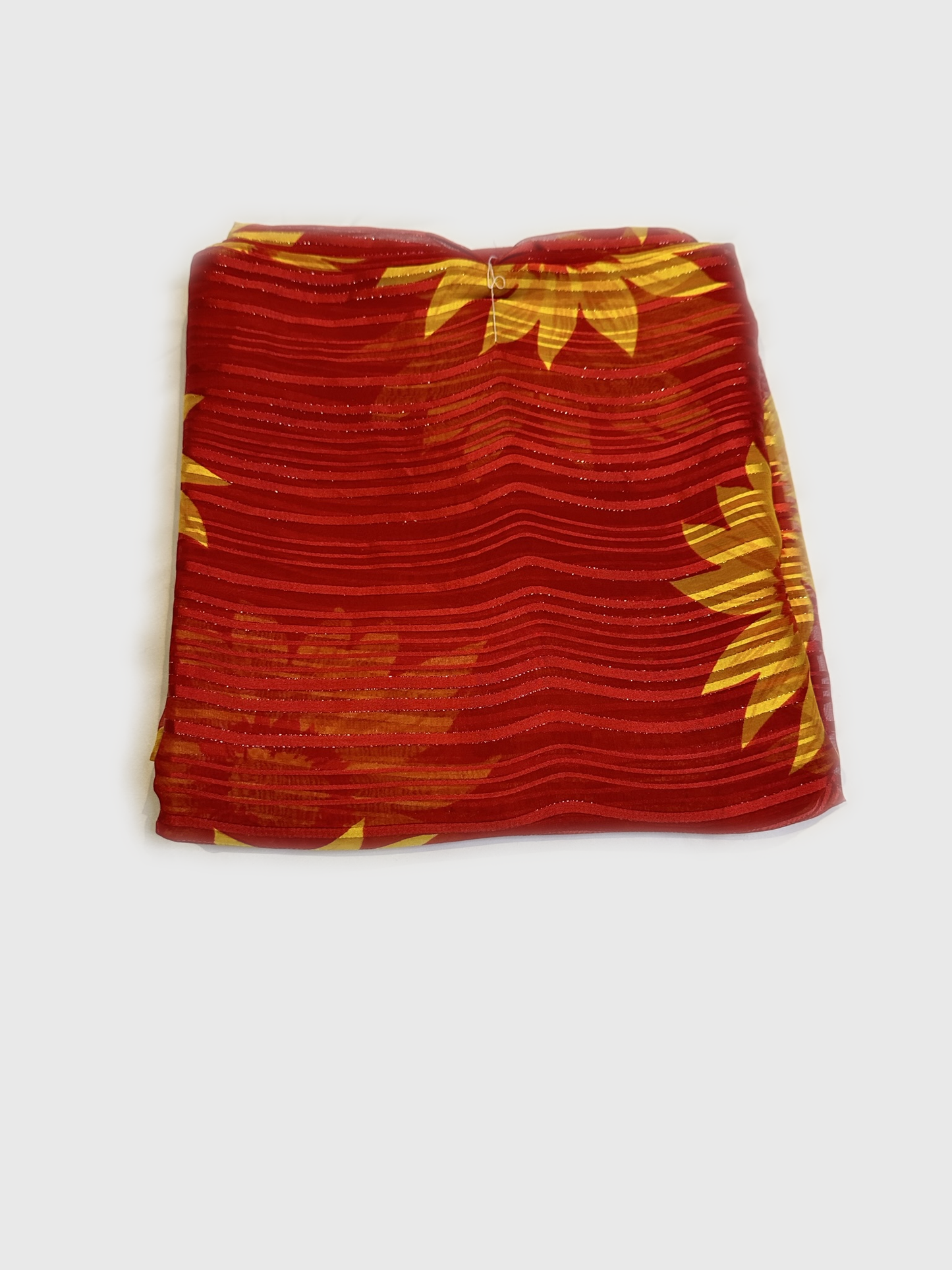 TikTok Viral Saree – Red and Golden